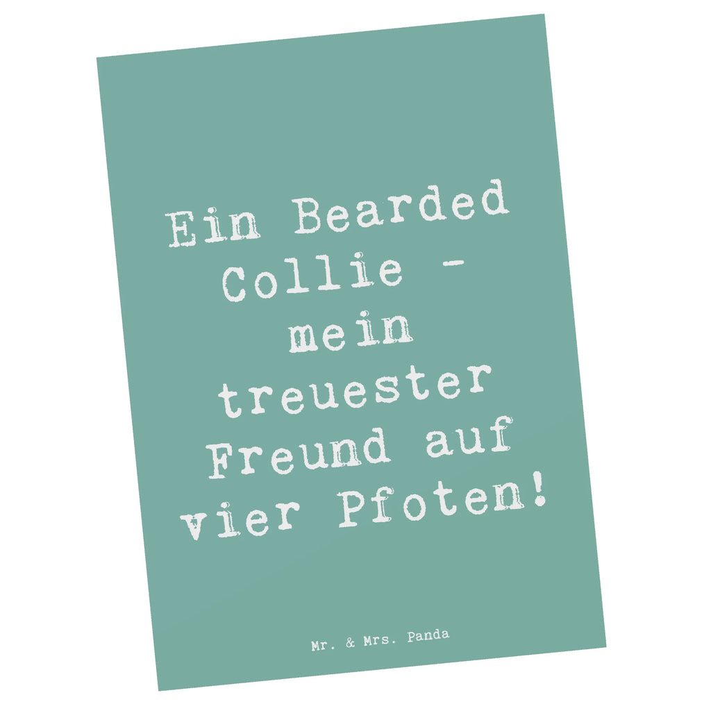 Postkarte Spruch Bearded Collie Freund Postkarte, Karte, Geschenkkarte, Grußkarte, Einladung, Ansichtskarte, Geburtstagskarte, Einladungskarte, Dankeskarte, Ansichtskarten, Einladung Geburtstag, Einladungskarten Geburtstag, Hund, Hunderasse, Rassehund, Hundebesitzer, Geschenk, Tierfreund, Schenken, Welpe