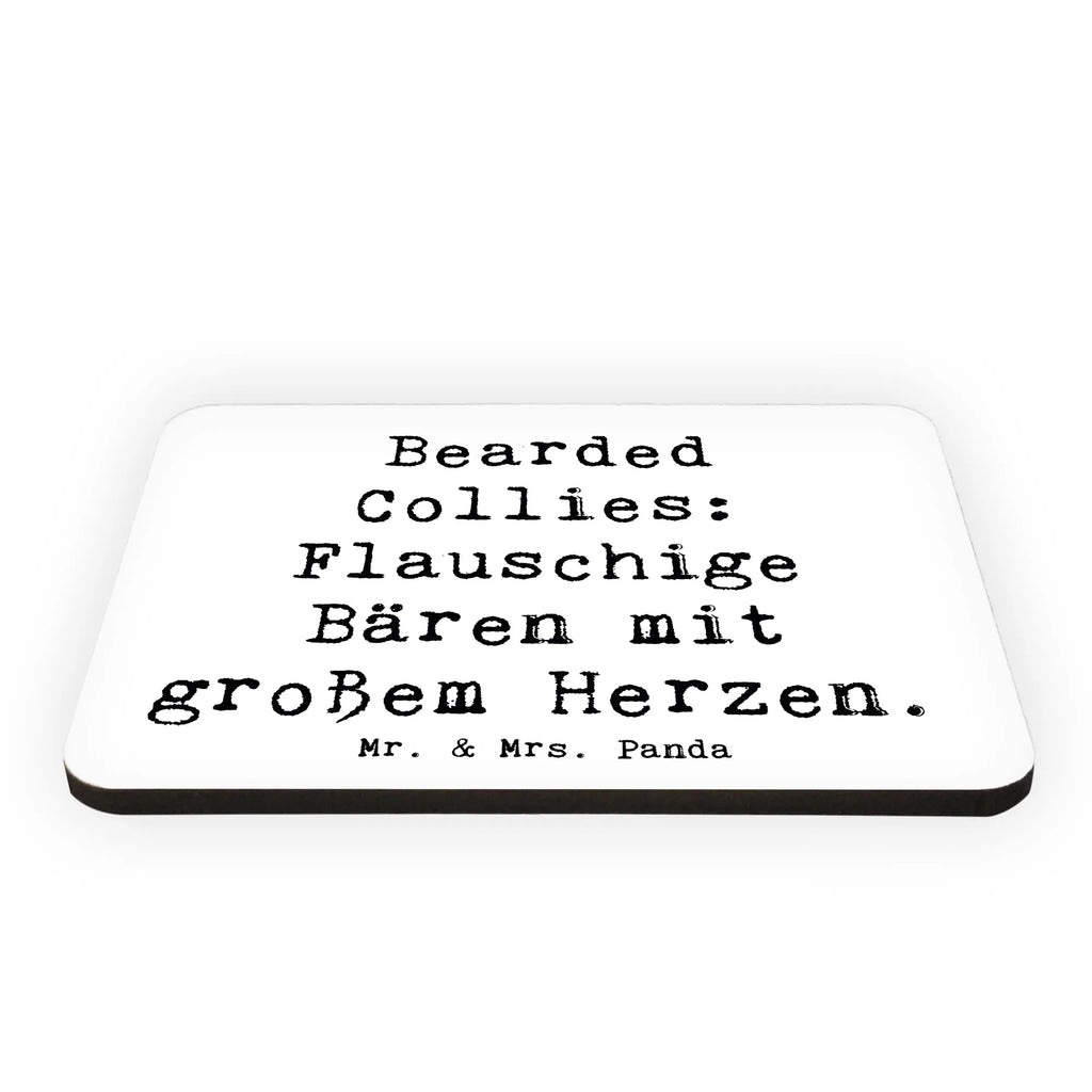 Magnet Spruch Bearded Collie Bärenherz Kühlschrankmagnet, Pinnwandmagnet, Souvenir Magnet, Motivmagnete, Dekomagnet, Whiteboard Magnet, Notiz Magnet, Kühlschrank Dekoration, Hund, Hunderasse, Rassehund, Hundebesitzer, Geschenk, Tierfreund, Schenken, Welpe