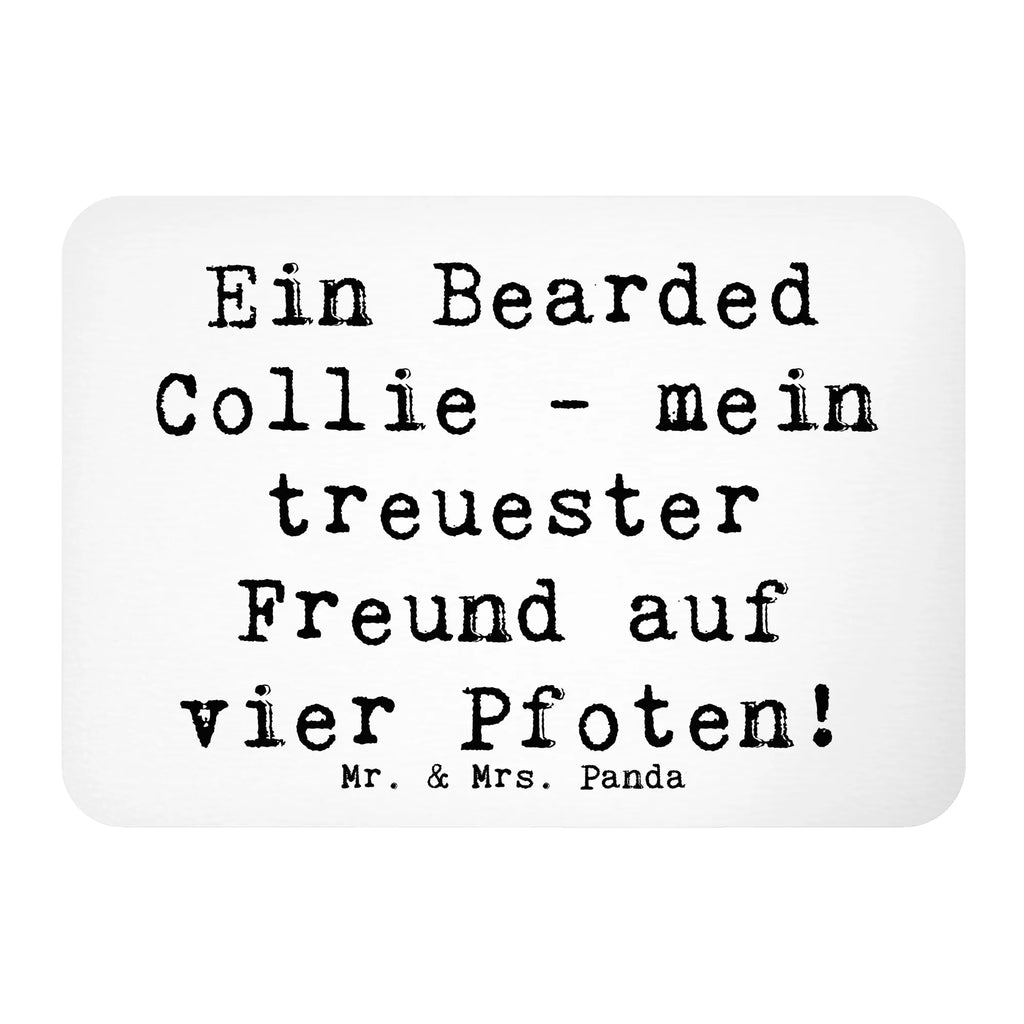 Magnet Spruch Bearded Collie Freund Kühlschrankmagnet, Pinnwandmagnet, Souvenir Magnet, Motivmagnete, Dekomagnet, Whiteboard Magnet, Notiz Magnet, Kühlschrank Dekoration, Hund, Hunderasse, Rassehund, Hundebesitzer, Geschenk, Tierfreund, Schenken, Welpe