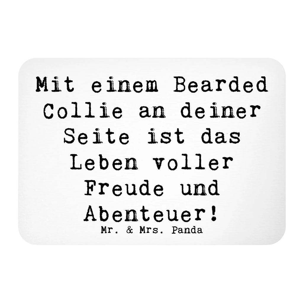 Magnet Spruch Bearded Collie Freund Kühlschrankmagnet, Pinnwandmagnet, Souvenir Magnet, Motivmagnete, Dekomagnet, Whiteboard Magnet, Notiz Magnet, Kühlschrank Dekoration, Hund, Hunderasse, Rassehund, Hundebesitzer, Geschenk, Tierfreund, Schenken, Welpe