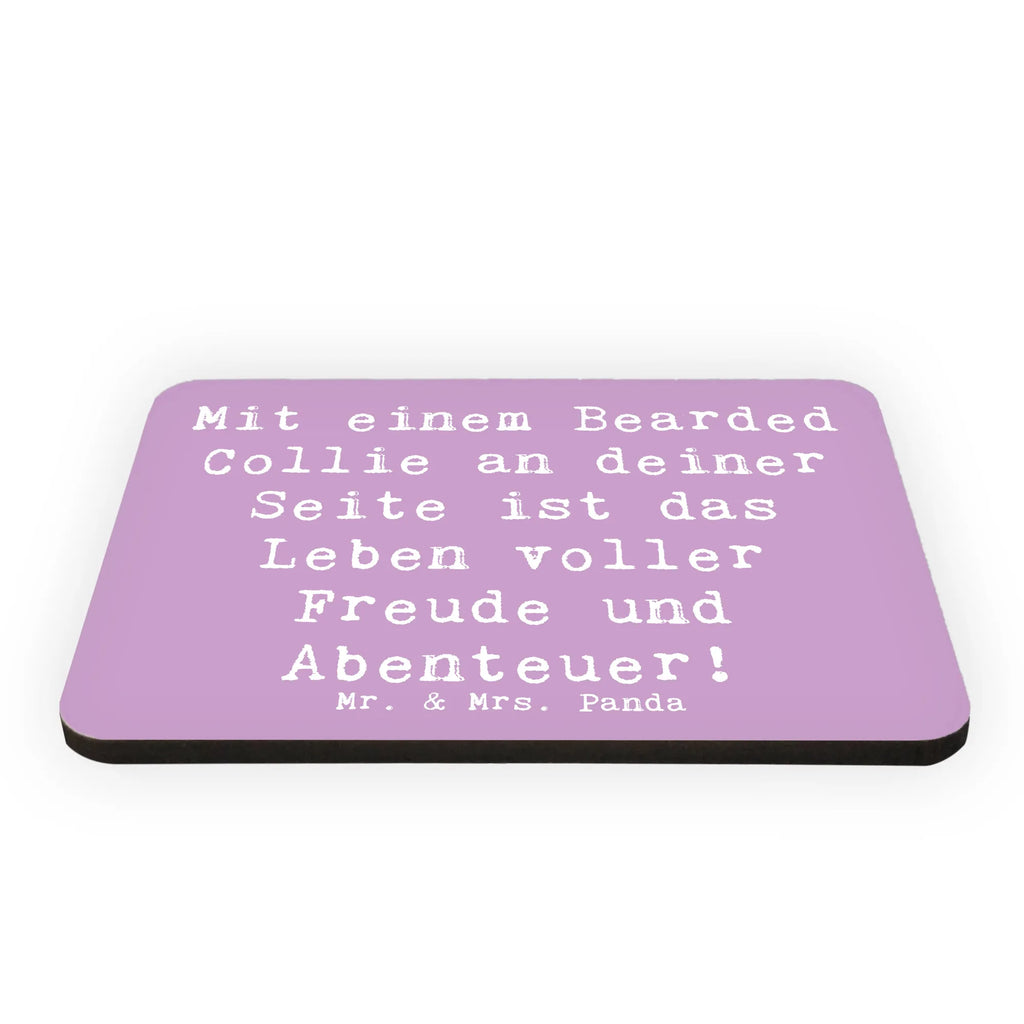 Magnet Spruch Bearded Collie Freund Kühlschrankmagnet, Pinnwandmagnet, Souvenir Magnet, Motivmagnete, Dekomagnet, Whiteboard Magnet, Notiz Magnet, Kühlschrank Dekoration, Hund, Hunderasse, Rassehund, Hundebesitzer, Geschenk, Tierfreund, Schenken, Welpe