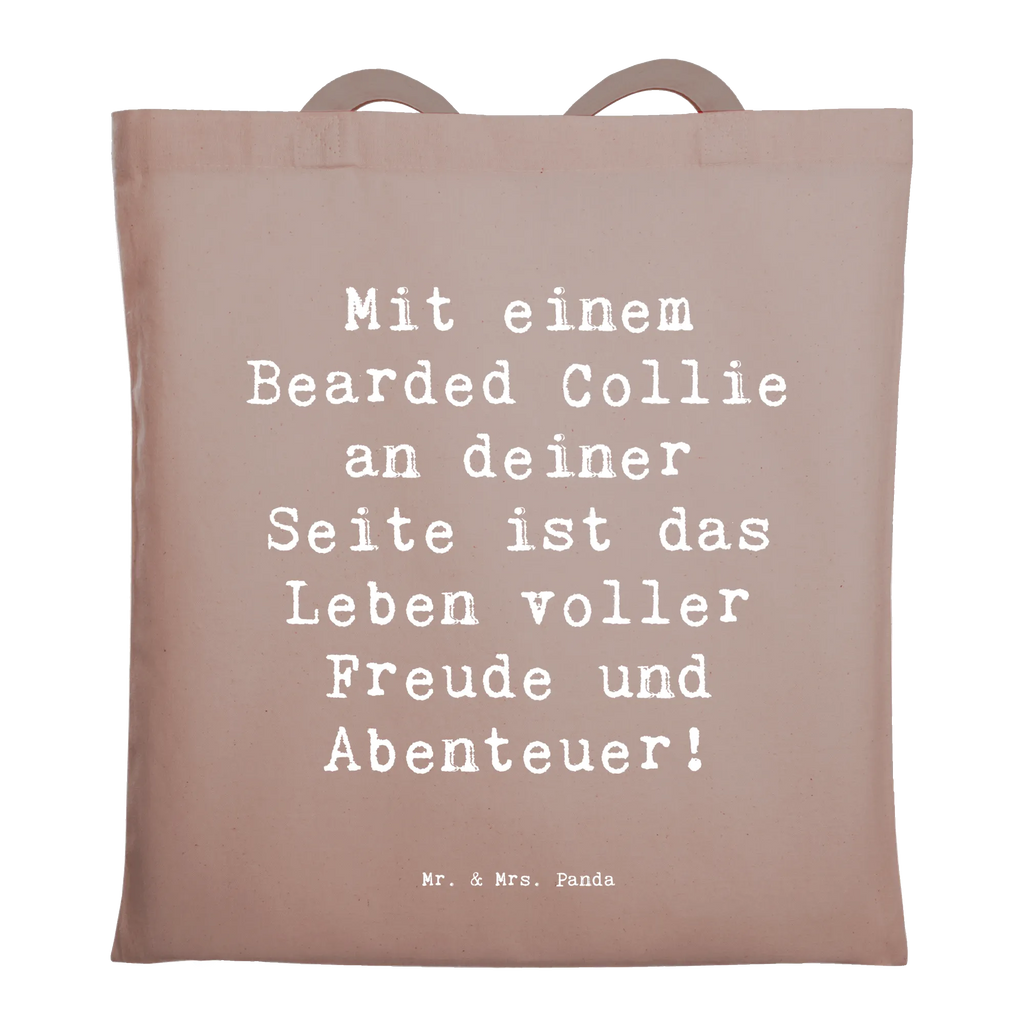 Tragetasche Spruch Bearded Collie Freund Beuteltasche, Beutel, Einkaufstasche, Jutebeutel, Stoffbeutel, Tasche, Shopper, Umhängetasche, Strandtasche, Schultertasche, Stofftasche, Tragetasche, Badetasche, Jutetasche, Einkaufstüte, Laptoptasche, Hund, Hunderasse, Rassehund, Hundebesitzer, Geschenk, Tierfreund, Schenken, Welpe