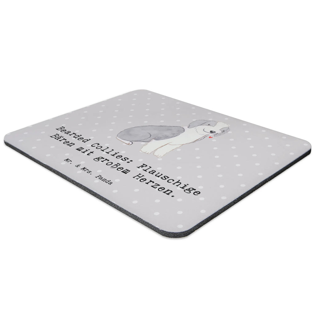 Mauspad Bearded Collie Bärenherz Mousepad, Computer zubehör, Büroausstattung, PC Zubehör, Arbeitszimmer, Mauspad, Einzigartiges Mauspad, Designer Mauspad, Mausunterlage, Mauspad Büro, Hund, Hunderasse, Rassehund, Hundebesitzer, Geschenk, Tierfreund, Schenken, Welpe