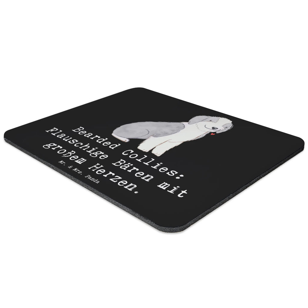 Mauspad Bearded Collie Bärenherz Mousepad, Computer zubehör, Büroausstattung, PC Zubehör, Arbeitszimmer, Mauspad, Einzigartiges Mauspad, Designer Mauspad, Mausunterlage, Mauspad Büro, Hund, Hunderasse, Rassehund, Hundebesitzer, Geschenk, Tierfreund, Schenken, Welpe