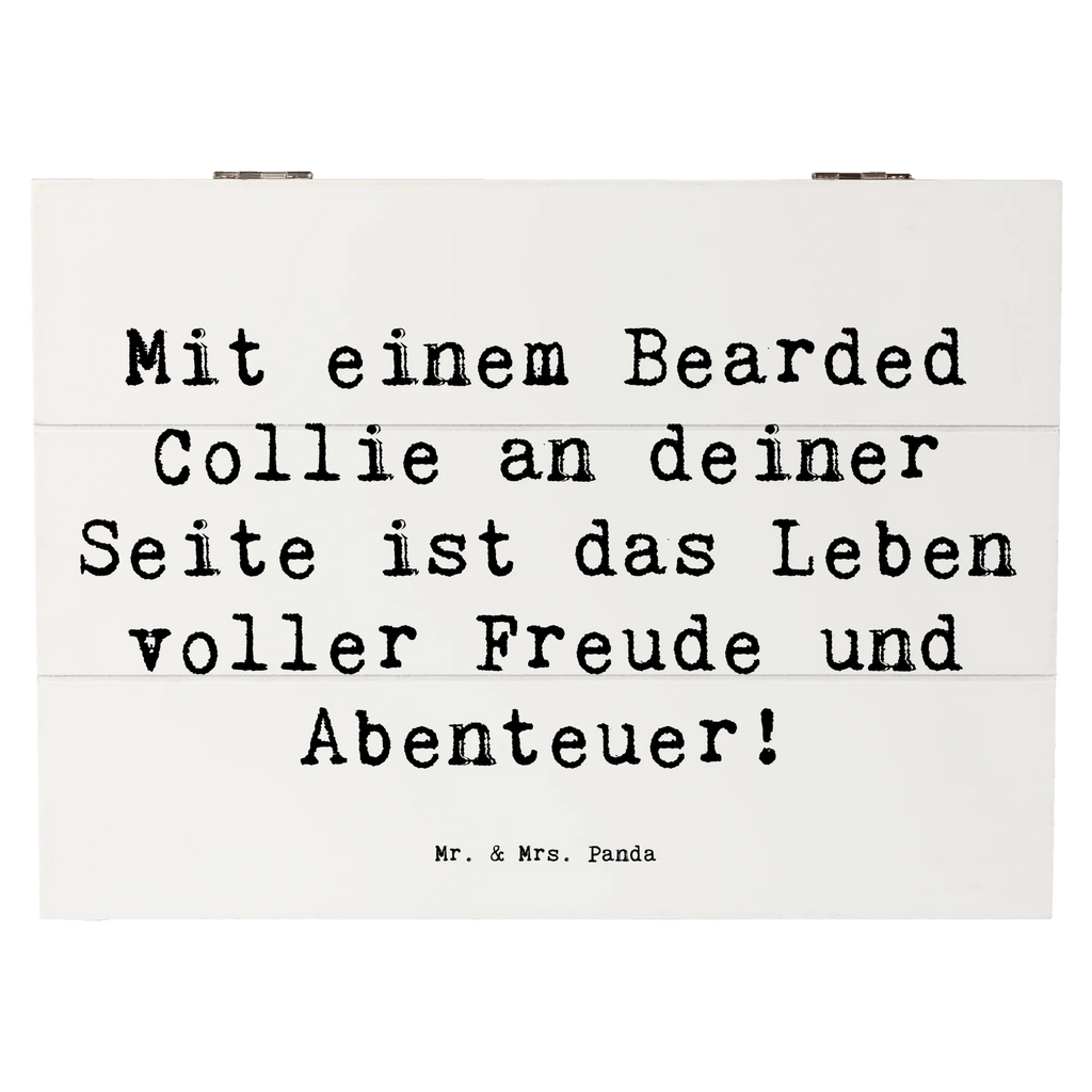 Holzkiste Spruch Bearded Collie Freund Holzkiste, Kiste, Schatzkiste, Truhe, Schatulle, XXL, Erinnerungsbox, Erinnerungskiste, Dekokiste, Aufbewahrungsbox, Geschenkbox, Geschenkdose, Hund, Hunderasse, Rassehund, Hundebesitzer, Geschenk, Tierfreund, Schenken, Welpe