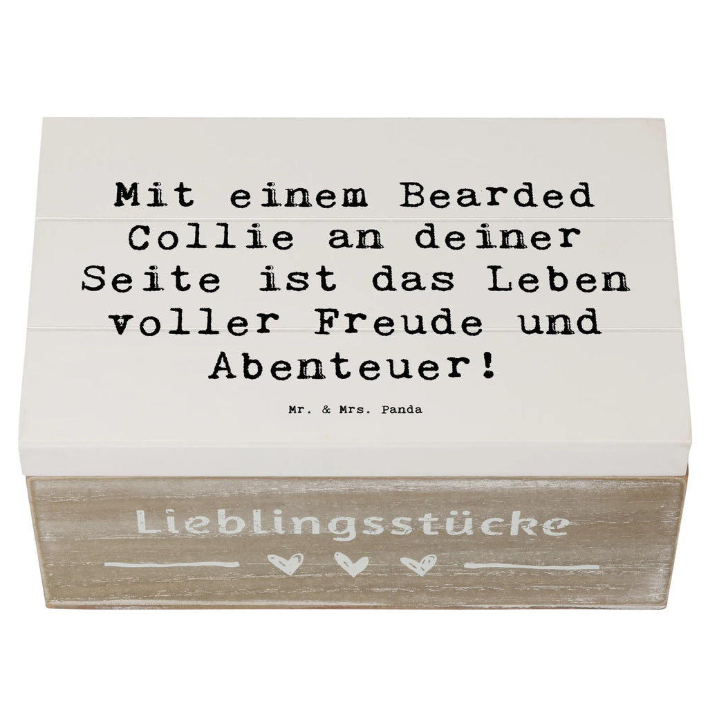 Holzkiste Spruch Bearded Collie Freund Holzkiste, Kiste, Schatzkiste, Truhe, Schatulle, XXL, Erinnerungsbox, Erinnerungskiste, Dekokiste, Aufbewahrungsbox, Geschenkbox, Geschenkdose, Hund, Hunderasse, Rassehund, Hundebesitzer, Geschenk, Tierfreund, Schenken, Welpe