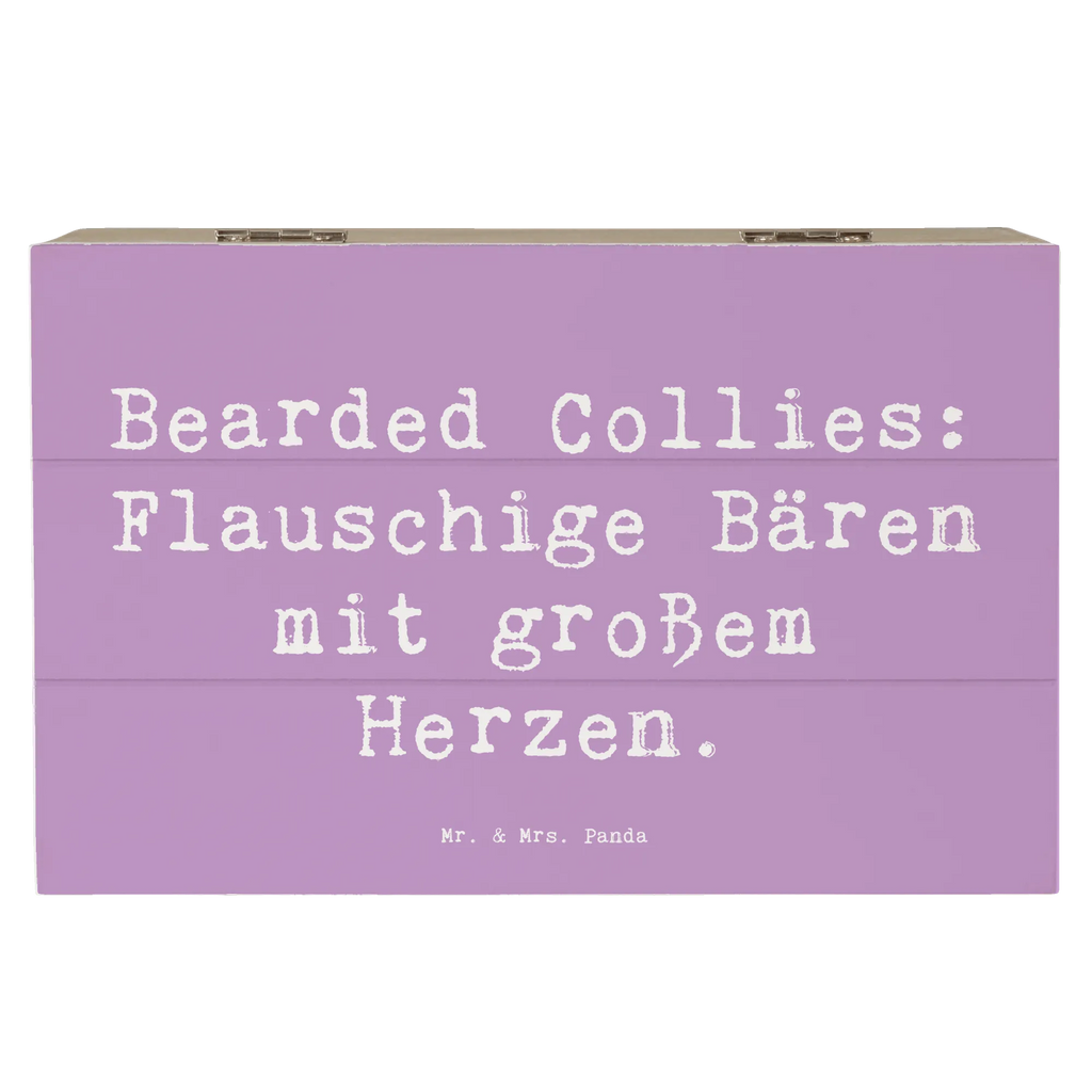 Holzkiste Spruch Bearded Collie Bärenherz Holzkiste, Kiste, Schatzkiste, Truhe, Schatulle, XXL, Erinnerungsbox, Erinnerungskiste, Dekokiste, Aufbewahrungsbox, Geschenkbox, Geschenkdose, Hund, Hunderasse, Rassehund, Hundebesitzer, Geschenk, Tierfreund, Schenken, Welpe