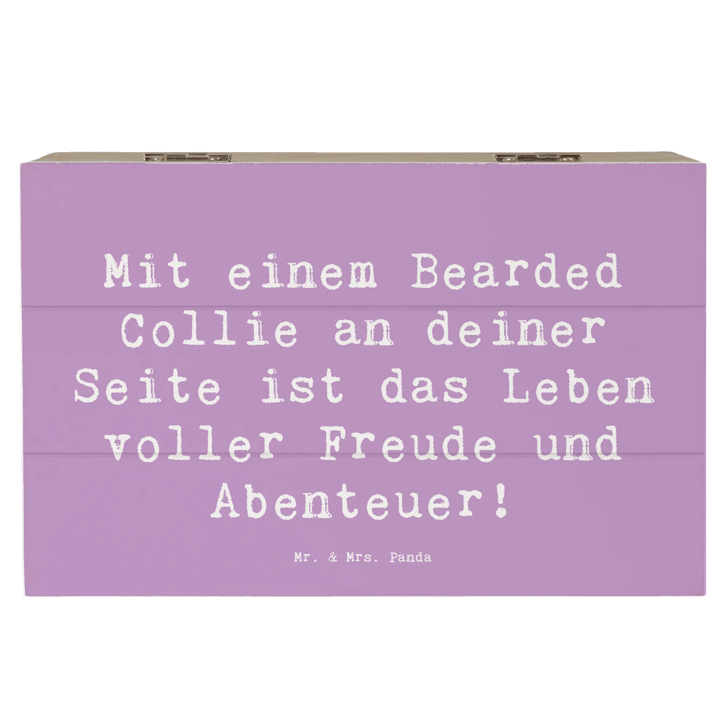 Holzkiste Spruch Bearded Collie Freund Holzkiste, Kiste, Schatzkiste, Truhe, Schatulle, XXL, Erinnerungsbox, Erinnerungskiste, Dekokiste, Aufbewahrungsbox, Geschenkbox, Geschenkdose, Hund, Hunderasse, Rassehund, Hundebesitzer, Geschenk, Tierfreund, Schenken, Welpe