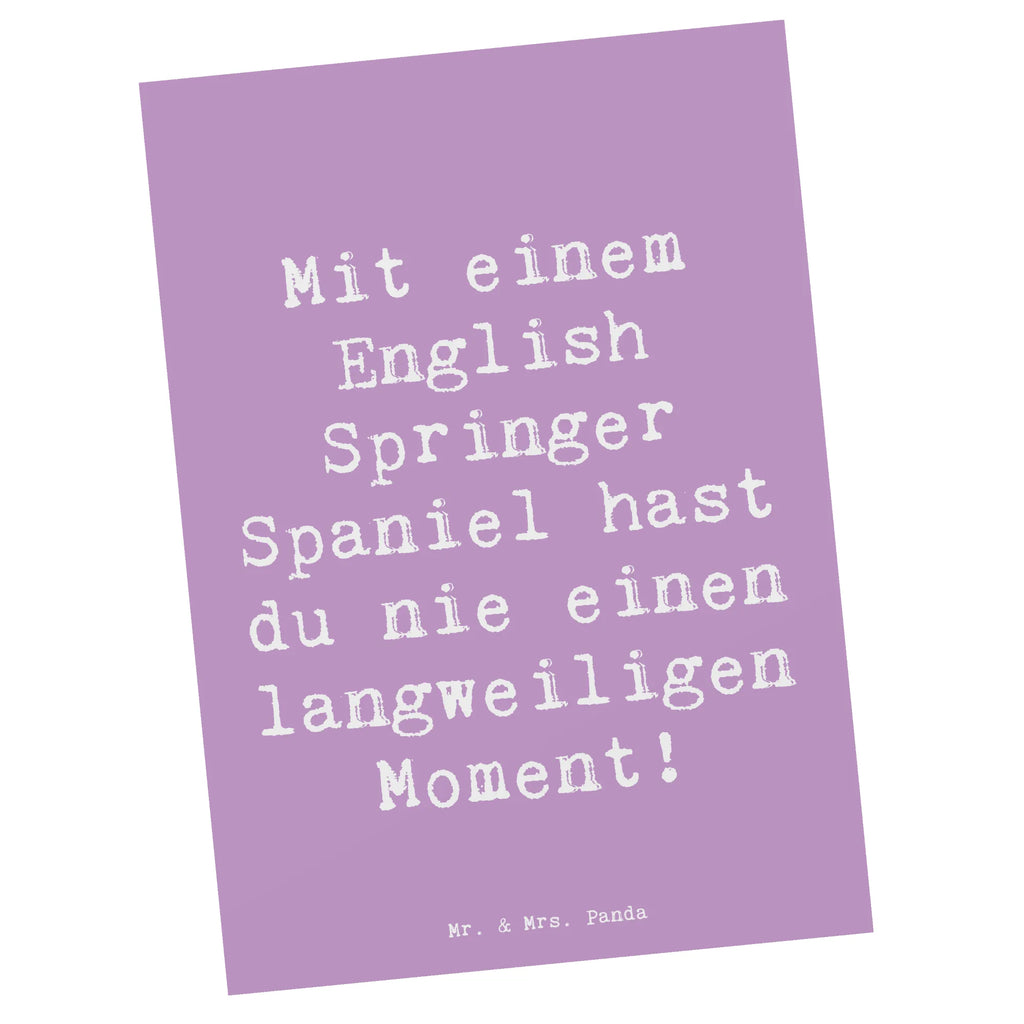 Postkarte Spruch English Springer Spaniel Spaß Postkarte, Karte, Geschenkkarte, Grußkarte, Einladung, Ansichtskarte, Geburtstagskarte, Einladungskarte, Dankeskarte, Ansichtskarten, Einladung Geburtstag, Einladungskarten Geburtstag, Hund, Hunderasse, Rassehund, Hundebesitzer, Geschenk, Tierfreund, Schenken, Welpe