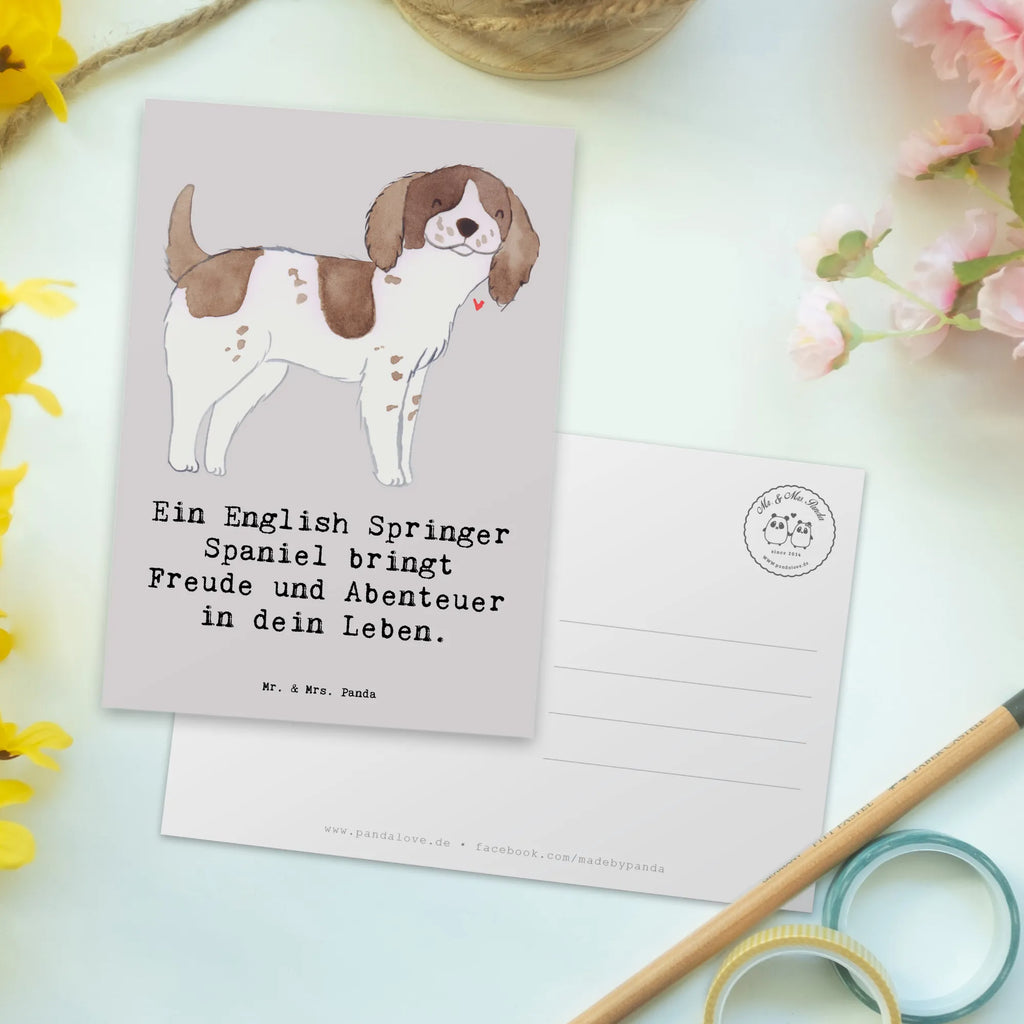 Postkarte English Springer Spaniel Freude Postkarte, Karte, Geschenkkarte, Grußkarte, Einladung, Ansichtskarte, Geburtstagskarte, Einladungskarte, Dankeskarte, Ansichtskarten, Einladung Geburtstag, Einladungskarten Geburtstag, Hund, Hunderasse, Rassehund, Hundebesitzer, Geschenk, Tierfreund, Schenken, Welpe