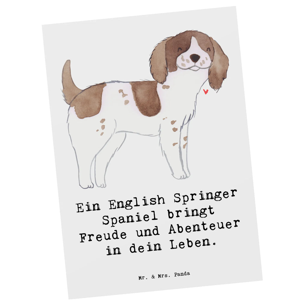 Postkarte English Springer Spaniel Freude Postkarte, Karte, Geschenkkarte, Grußkarte, Einladung, Ansichtskarte, Geburtstagskarte, Einladungskarte, Dankeskarte, Ansichtskarten, Einladung Geburtstag, Einladungskarten Geburtstag, Hund, Hunderasse, Rassehund, Hundebesitzer, Geschenk, Tierfreund, Schenken, Welpe