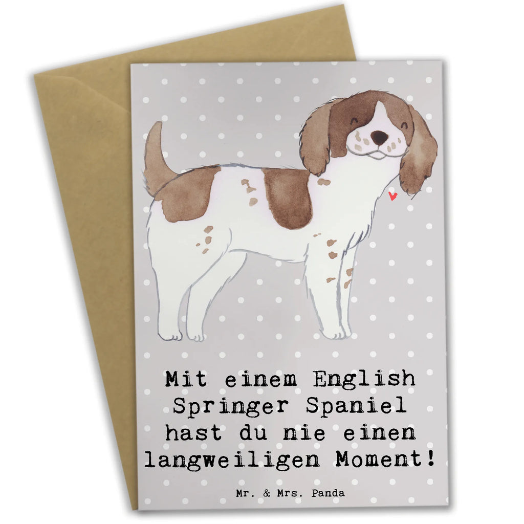 Grußkarte English Springer Spaniel Spaß Grußkarte, Klappkarte, Einladungskarte, Glückwunschkarte, Hochzeitskarte, Geburtstagskarte, Karte, Ansichtskarten, Hund, Hunderasse, Rassehund, Hundebesitzer, Geschenk, Tierfreund, Schenken, Welpe