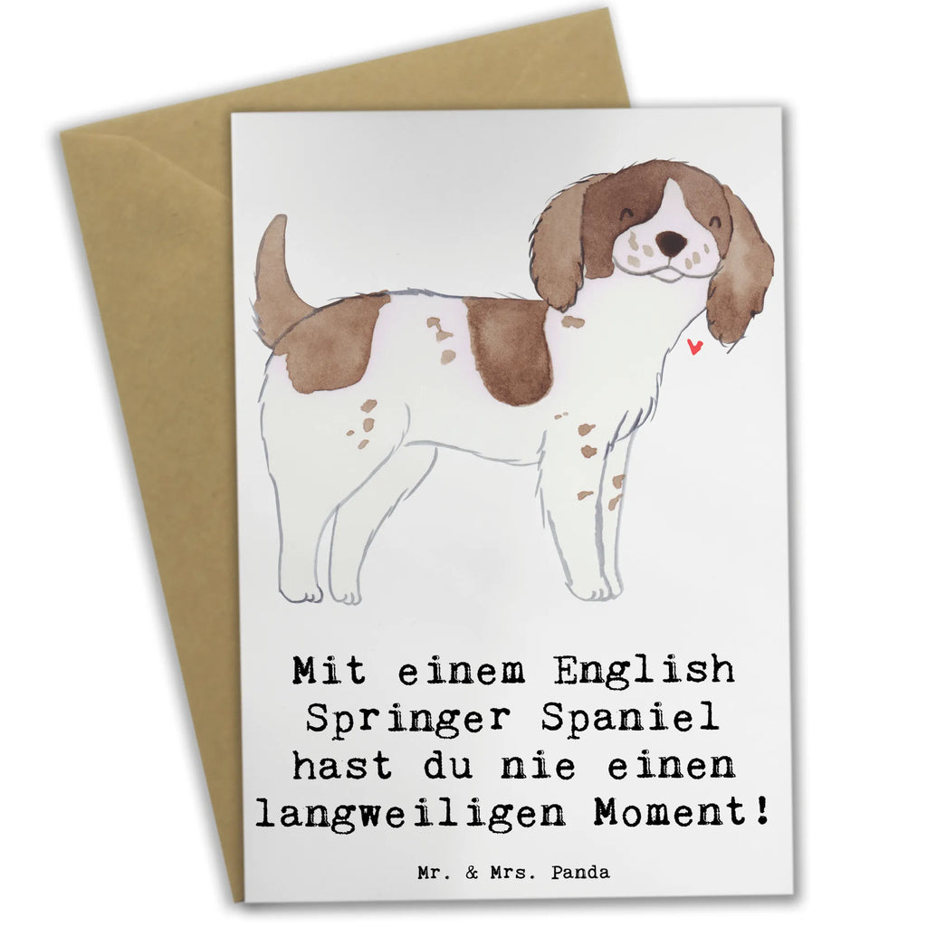 Grußkarte English Springer Spaniel Spaß Grußkarte, Klappkarte, Einladungskarte, Glückwunschkarte, Hochzeitskarte, Geburtstagskarte, Karte, Ansichtskarten, Hund, Hunderasse, Rassehund, Hundebesitzer, Geschenk, Tierfreund, Schenken, Welpe