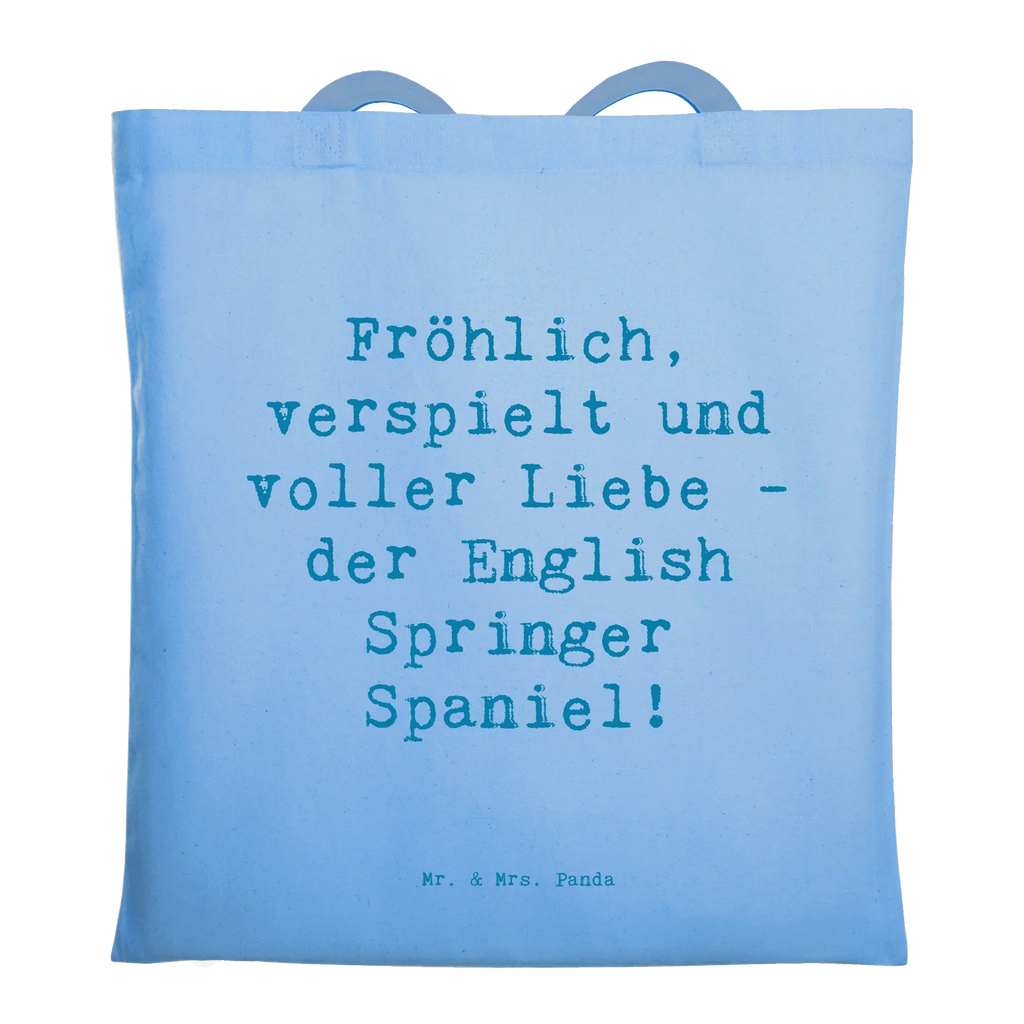 Tragetasche Spruch English Springer Spaniel Freude Beuteltasche, Beutel, Einkaufstasche, Jutebeutel, Stoffbeutel, Tasche, Shopper, Umhängetasche, Strandtasche, Schultertasche, Stofftasche, Tragetasche, Badetasche, Jutetasche, Einkaufstüte, Laptoptasche, Hund, Hunderasse, Rassehund, Hundebesitzer, Geschenk, Tierfreund, Schenken, Welpe