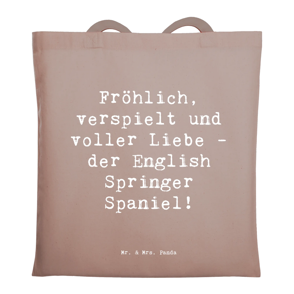 Tragetasche Spruch English Springer Spaniel Freude Beuteltasche, Beutel, Einkaufstasche, Jutebeutel, Stoffbeutel, Tasche, Shopper, Umhängetasche, Strandtasche, Schultertasche, Stofftasche, Tragetasche, Badetasche, Jutetasche, Einkaufstüte, Laptoptasche, Hund, Hunderasse, Rassehund, Hundebesitzer, Geschenk, Tierfreund, Schenken, Welpe