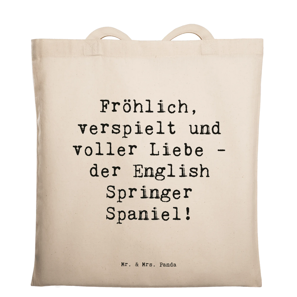 Tragetasche Spruch English Springer Spaniel Freude Beuteltasche, Beutel, Einkaufstasche, Jutebeutel, Stoffbeutel, Tasche, Shopper, Umhängetasche, Strandtasche, Schultertasche, Stofftasche, Tragetasche, Badetasche, Jutetasche, Einkaufstüte, Laptoptasche, Hund, Hunderasse, Rassehund, Hundebesitzer, Geschenk, Tierfreund, Schenken, Welpe