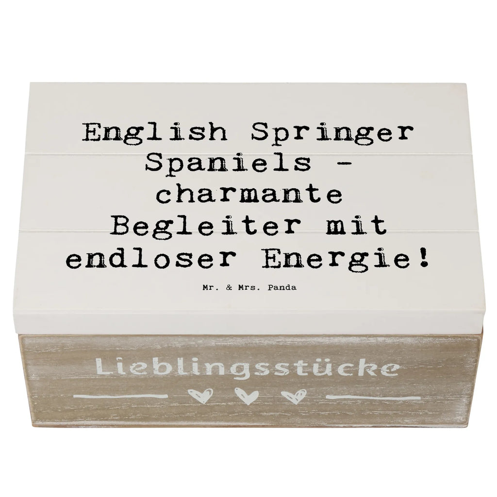 Holzkiste Spruch English Springer Spaniel Charme Holzkiste, Kiste, Schatzkiste, Truhe, Schatulle, XXL, Erinnerungsbox, Erinnerungskiste, Dekokiste, Aufbewahrungsbox, Geschenkbox, Geschenkdose, Hund, Hunderasse, Rassehund, Hundebesitzer, Geschenk, Tierfreund, Schenken, Welpe