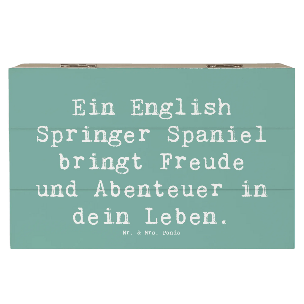 Holzkiste Spruch English Springer Spaniel Freude Holzkiste, Kiste, Schatzkiste, Truhe, Schatulle, XXL, Erinnerungsbox, Erinnerungskiste, Dekokiste, Aufbewahrungsbox, Geschenkbox, Geschenkdose, Hund, Hunderasse, Rassehund, Hundebesitzer, Geschenk, Tierfreund, Schenken, Welpe