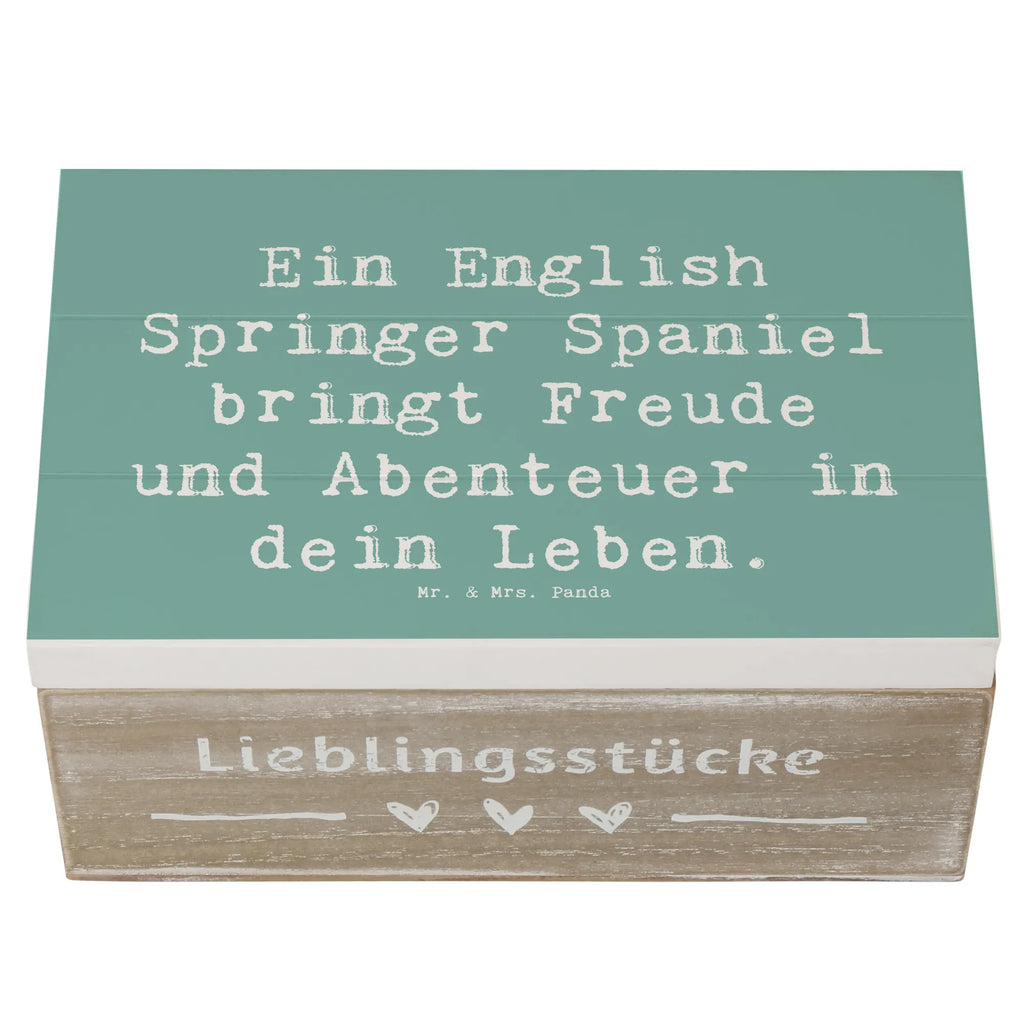 Holzkiste Spruch English Springer Spaniel Freude Holzkiste, Kiste, Schatzkiste, Truhe, Schatulle, XXL, Erinnerungsbox, Erinnerungskiste, Dekokiste, Aufbewahrungsbox, Geschenkbox, Geschenkdose, Hund, Hunderasse, Rassehund, Hundebesitzer, Geschenk, Tierfreund, Schenken, Welpe