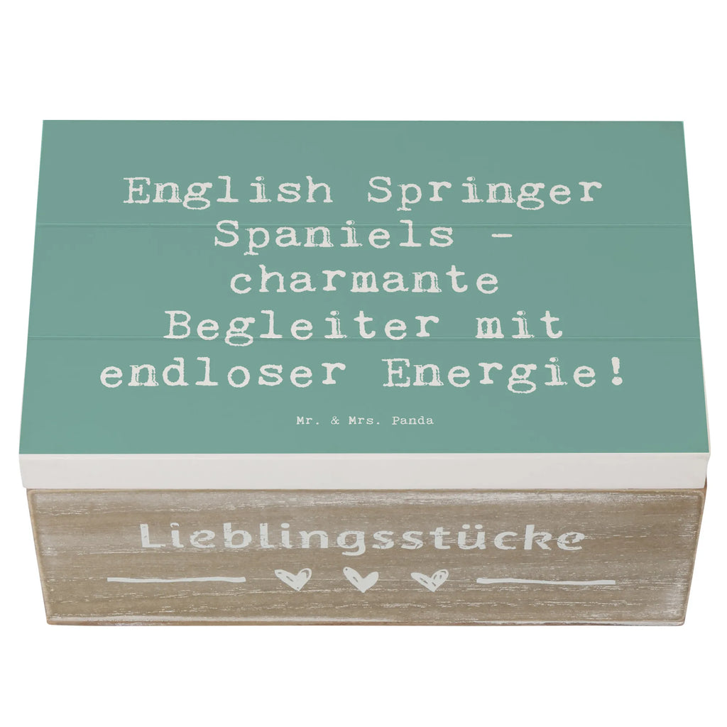 Holzkiste Spruch English Springer Spaniel Charme Holzkiste, Kiste, Schatzkiste, Truhe, Schatulle, XXL, Erinnerungsbox, Erinnerungskiste, Dekokiste, Aufbewahrungsbox, Geschenkbox, Geschenkdose, Hund, Hunderasse, Rassehund, Hundebesitzer, Geschenk, Tierfreund, Schenken, Welpe