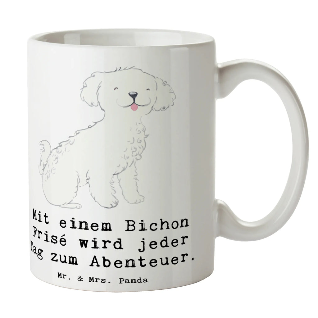 Tasse Mit einem Bichon Frisé wird jeder Tag zum Abenteuer. Tasse, Kaffeetasse, Teetasse, Becher, Kaffeebecher, Teebecher, Keramiktasse, Porzellantasse, Büro Tasse, Geschenk Tasse, Tasse Sprüche, Tasse Motive, Kaffeetassen, Tasse bedrucken, Designer Tasse, Cappuccino Tassen, Schöne Teetassen, Hund, Hunderasse, Rassehund, Hundebesitzer, Geschenk, Tierfreund, Schenken, Welpe