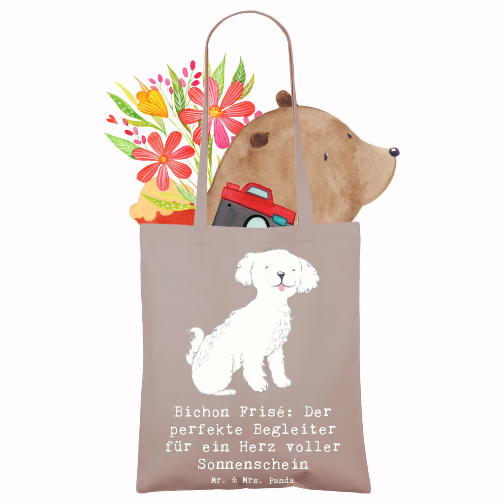 Tragetasche Bichon Frisé Freude Beuteltasche, Beutel, Einkaufstasche, Jutebeutel, Stoffbeutel, Tasche, Shopper, Umhängetasche, Strandtasche, Schultertasche, Stofftasche, Tragetasche, Badetasche, Jutetasche, Einkaufstüte, Laptoptasche, Hund, Hunderasse, Rassehund, Hundebesitzer, Geschenk, Tierfreund, Schenken, Welpe