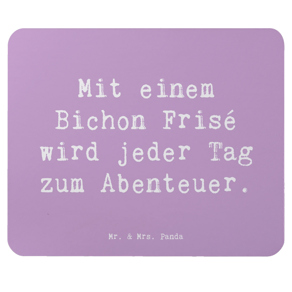 Mauspad Spruch Mit einem Bichon Frisé wird jeder Tag zum Abenteuer. Mousepad, Computer zubehör, Büroausstattung, PC Zubehör, Arbeitszimmer, Mauspad, Einzigartiges Mauspad, Designer Mauspad, Mausunterlage, Mauspad Büro, Hund, Hunderasse, Rassehund, Hundebesitzer, Geschenk, Tierfreund, Schenken, Welpe