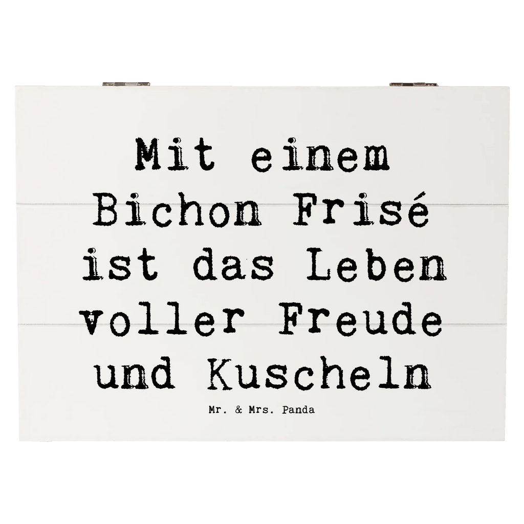 Holzkiste Spruch Bichon Frisé Freude Holzkiste, Kiste, Schatzkiste, Truhe, Schatulle, XXL, Erinnerungsbox, Erinnerungskiste, Dekokiste, Aufbewahrungsbox, Geschenkbox, Geschenkdose, Hund, Hunderasse, Rassehund, Hundebesitzer, Geschenk, Tierfreund, Schenken, Welpe