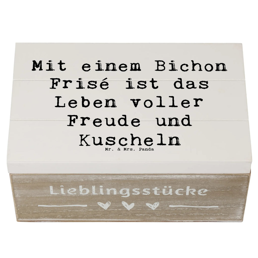 Holzkiste Spruch Bichon Frisé Freude Holzkiste, Kiste, Schatzkiste, Truhe, Schatulle, XXL, Erinnerungsbox, Erinnerungskiste, Dekokiste, Aufbewahrungsbox, Geschenkbox, Geschenkdose, Hund, Hunderasse, Rassehund, Hundebesitzer, Geschenk, Tierfreund, Schenken, Welpe