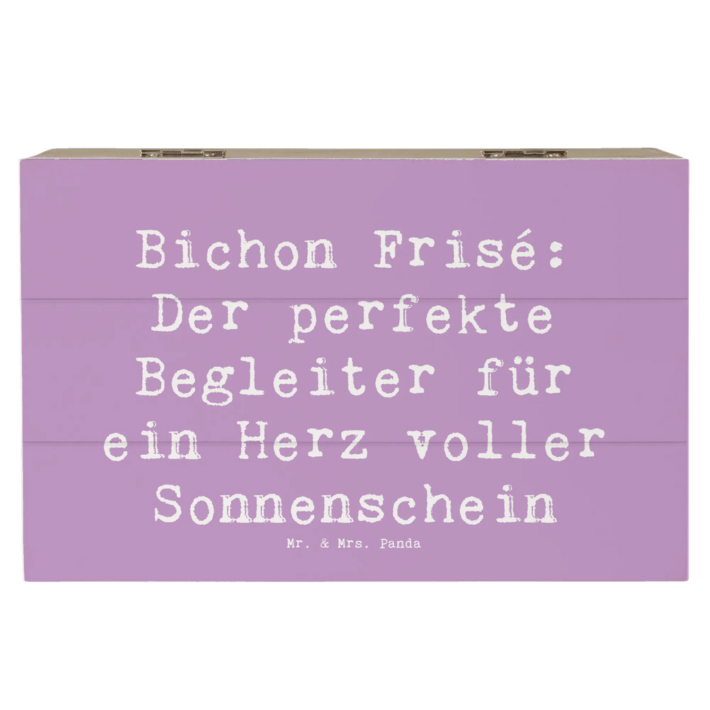 Holzkiste Spruch Bichon Frisé Freude Holzkiste, Kiste, Schatzkiste, Truhe, Schatulle, XXL, Erinnerungsbox, Erinnerungskiste, Dekokiste, Aufbewahrungsbox, Geschenkbox, Geschenkdose, Hund, Hunderasse, Rassehund, Hundebesitzer, Geschenk, Tierfreund, Schenken, Welpe