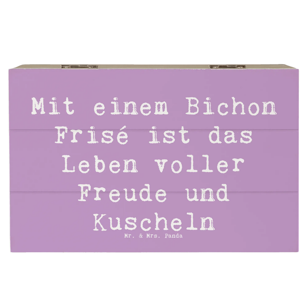 Holzkiste Spruch Bichon Frisé Freude Holzkiste, Kiste, Schatzkiste, Truhe, Schatulle, XXL, Erinnerungsbox, Erinnerungskiste, Dekokiste, Aufbewahrungsbox, Geschenkbox, Geschenkdose, Hund, Hunderasse, Rassehund, Hundebesitzer, Geschenk, Tierfreund, Schenken, Welpe