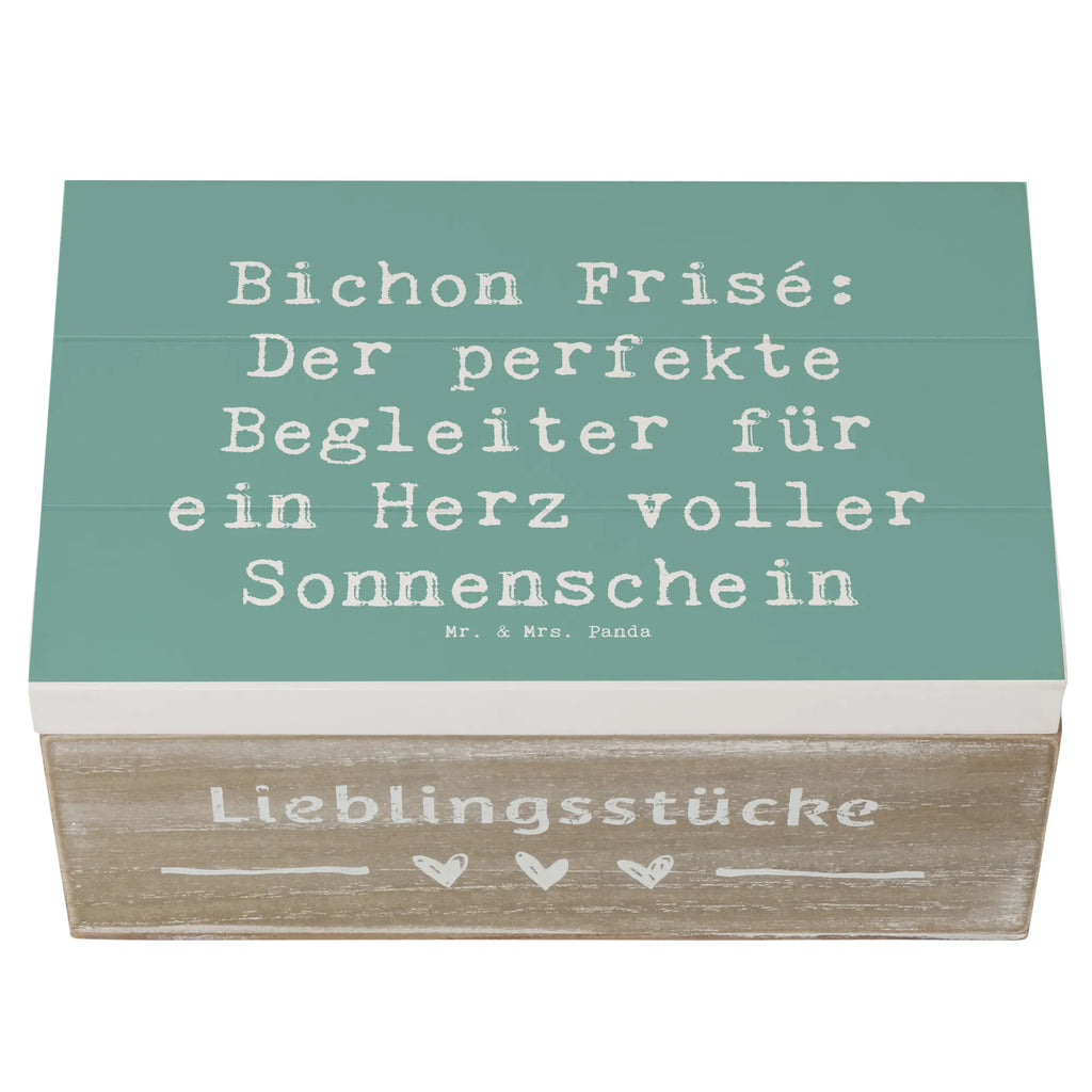 Holzkiste Spruch Bichon Frisé Freude Holzkiste, Kiste, Schatzkiste, Truhe, Schatulle, XXL, Erinnerungsbox, Erinnerungskiste, Dekokiste, Aufbewahrungsbox, Geschenkbox, Geschenkdose, Hund, Hunderasse, Rassehund, Hundebesitzer, Geschenk, Tierfreund, Schenken, Welpe