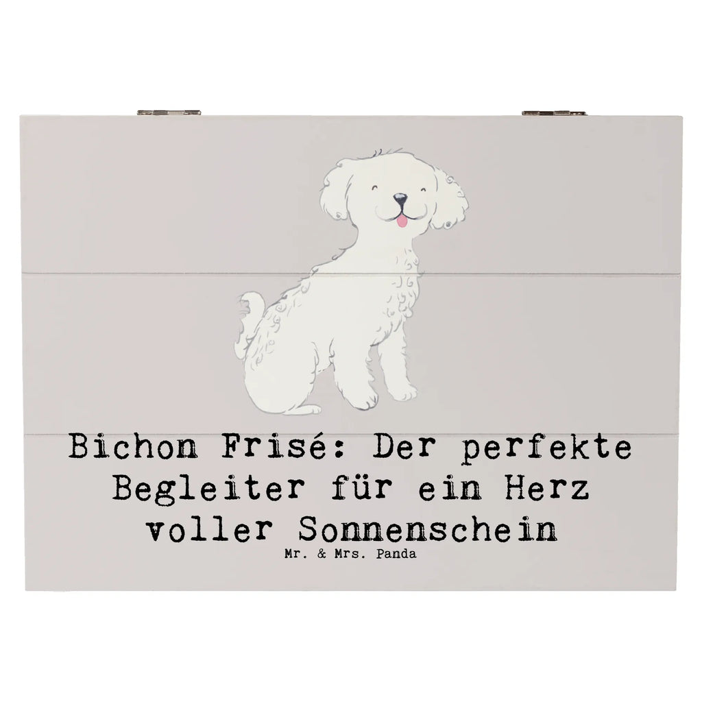 Holzkiste Bichon Frisé Freude Holzkiste, Kiste, Schatzkiste, Truhe, Schatulle, XXL, Erinnerungsbox, Erinnerungskiste, Dekokiste, Aufbewahrungsbox, Geschenkbox, Geschenkdose, Hund, Hunderasse, Rassehund, Hundebesitzer, Geschenk, Tierfreund, Schenken, Welpe