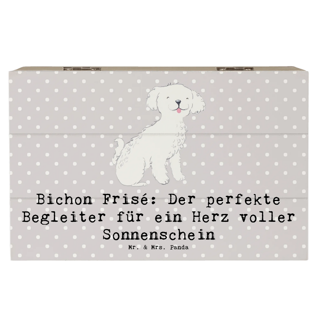 Holzkiste Bichon Frisé Freude Holzkiste, Kiste, Schatzkiste, Truhe, Schatulle, XXL, Erinnerungsbox, Erinnerungskiste, Dekokiste, Aufbewahrungsbox, Geschenkbox, Geschenkdose, Hund, Hunderasse, Rassehund, Hundebesitzer, Geschenk, Tierfreund, Schenken, Welpe