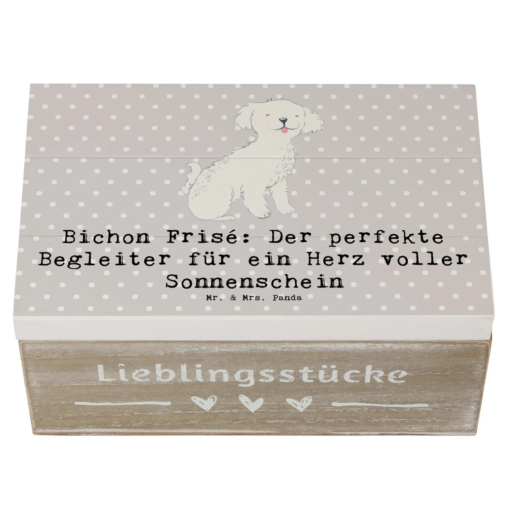 Holzkiste Bichon Frisé Freude Holzkiste, Kiste, Schatzkiste, Truhe, Schatulle, XXL, Erinnerungsbox, Erinnerungskiste, Dekokiste, Aufbewahrungsbox, Geschenkbox, Geschenkdose, Hund, Hunderasse, Rassehund, Hundebesitzer, Geschenk, Tierfreund, Schenken, Welpe