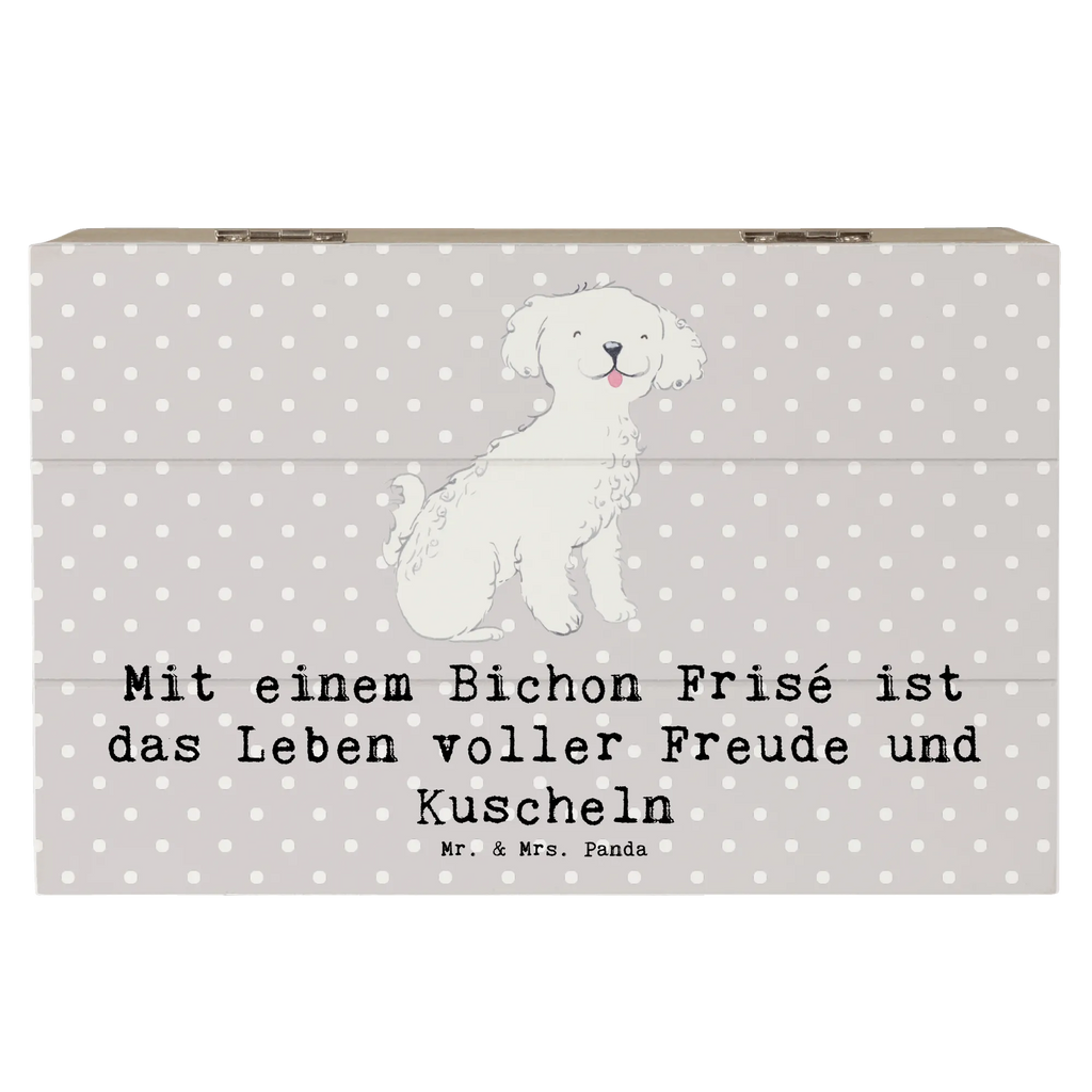 Holzkiste Bichon Frisé Freude Holzkiste, Kiste, Schatzkiste, Truhe, Schatulle, XXL, Erinnerungsbox, Erinnerungskiste, Dekokiste, Aufbewahrungsbox, Geschenkbox, Geschenkdose, Hund, Hunderasse, Rassehund, Hundebesitzer, Geschenk, Tierfreund, Schenken, Welpe