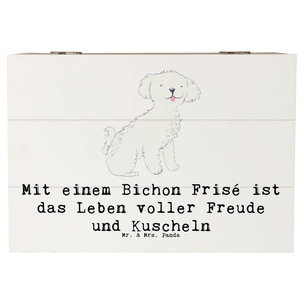 Holzkiste Bichon Frisé Freude Holzkiste, Kiste, Schatzkiste, Truhe, Schatulle, XXL, Erinnerungsbox, Erinnerungskiste, Dekokiste, Aufbewahrungsbox, Geschenkbox, Geschenkdose, Hund, Hunderasse, Rassehund, Hundebesitzer, Geschenk, Tierfreund, Schenken, Welpe