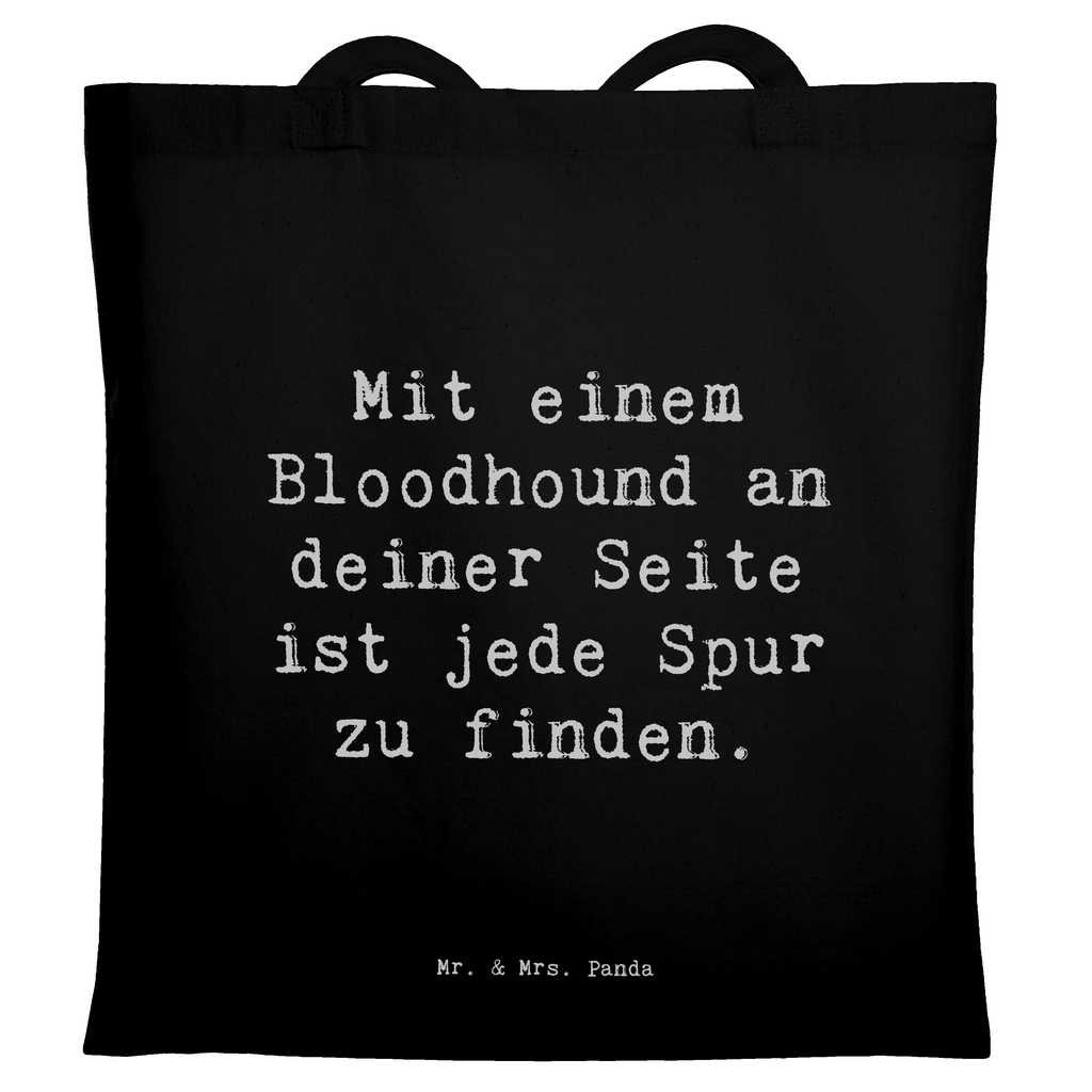 Tragetasche Spruch Bloodhound Spur Beuteltasche, Beutel, Einkaufstasche, Jutebeutel, Stoffbeutel, Tasche, Shopper, Umhängetasche, Strandtasche, Schultertasche, Stofftasche, Tragetasche, Badetasche, Jutetasche, Einkaufstüte, Laptoptasche, Hund, Hunderasse, Rassehund, Hundebesitzer, Geschenk, Tierfreund, Schenken, Welpe