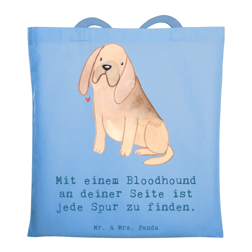 Tragetasche Bloodhound Spur Beuteltasche, Beutel, Einkaufstasche, Jutebeutel, Stoffbeutel, Tasche, Shopper, Umhängetasche, Strandtasche, Schultertasche, Stofftasche, Tragetasche, Badetasche, Jutetasche, Einkaufstüte, Laptoptasche, Hund, Hunderasse, Rassehund, Hundebesitzer, Geschenk, Tierfreund, Schenken, Welpe