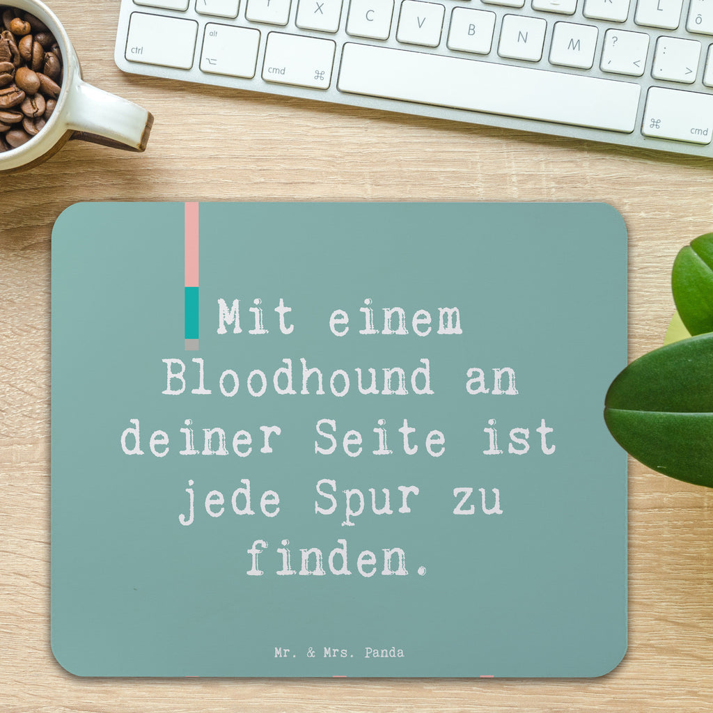 Mauspad Spruch Bloodhound Spur Mousepad, Computer zubehör, Büroausstattung, PC Zubehör, Arbeitszimmer, Mauspad, Einzigartiges Mauspad, Designer Mauspad, Mausunterlage, Mauspad Büro, Hund, Hunderasse, Rassehund, Hundebesitzer, Geschenk, Tierfreund, Schenken, Welpe