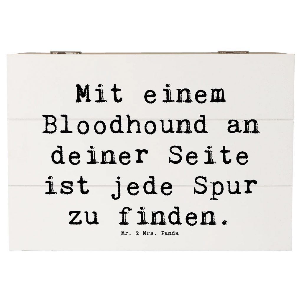 Holzkiste Spruch Bloodhound Spur Holzkiste, Kiste, Schatzkiste, Truhe, Schatulle, XXL, Erinnerungsbox, Erinnerungskiste, Dekokiste, Aufbewahrungsbox, Geschenkbox, Geschenkdose, Hund, Hunderasse, Rassehund, Hundebesitzer, Geschenk, Tierfreund, Schenken, Welpe