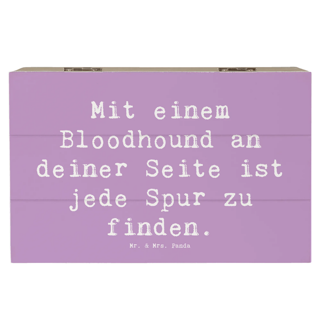 Holzkiste Spruch Bloodhound Spur Holzkiste, Kiste, Schatzkiste, Truhe, Schatulle, XXL, Erinnerungsbox, Erinnerungskiste, Dekokiste, Aufbewahrungsbox, Geschenkbox, Geschenkdose, Hund, Hunderasse, Rassehund, Hundebesitzer, Geschenk, Tierfreund, Schenken, Welpe