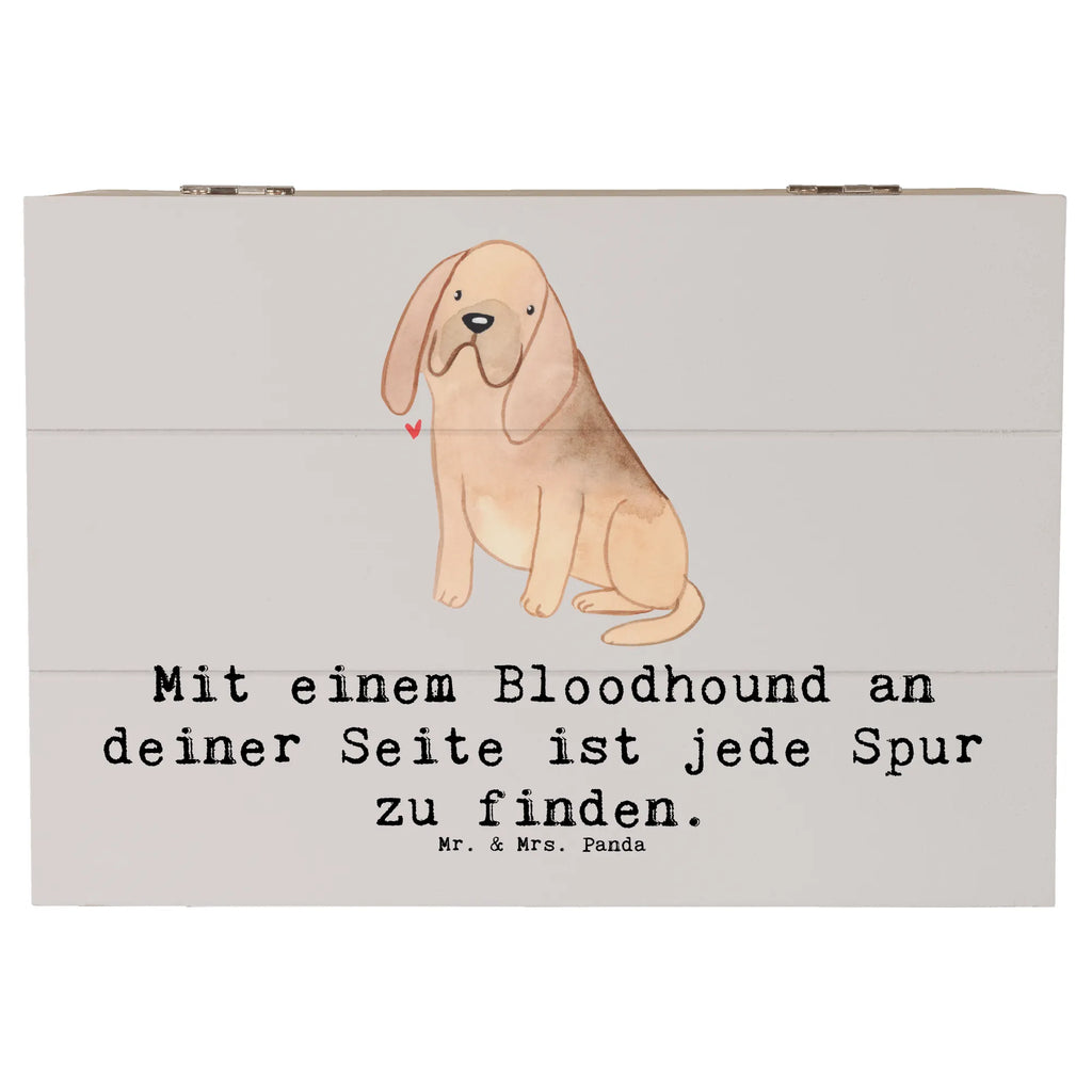 Holzkiste Bloodhound Spur Holzkiste, Kiste, Schatzkiste, Truhe, Schatulle, XXL, Erinnerungsbox, Erinnerungskiste, Dekokiste, Aufbewahrungsbox, Geschenkbox, Geschenkdose, Hund, Hunderasse, Rassehund, Hundebesitzer, Geschenk, Tierfreund, Schenken, Welpe