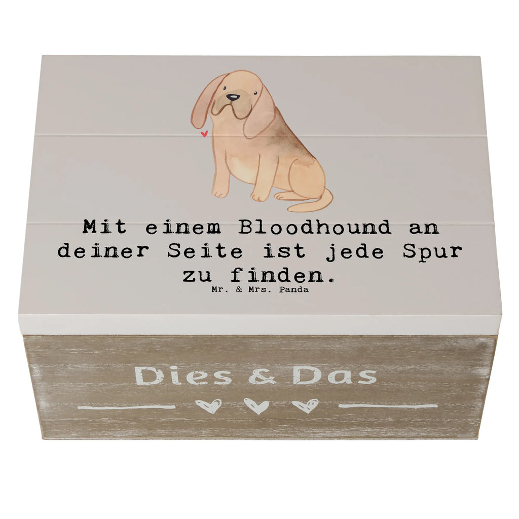 Holzkiste Bloodhound Spur Holzkiste, Kiste, Schatzkiste, Truhe, Schatulle, XXL, Erinnerungsbox, Erinnerungskiste, Dekokiste, Aufbewahrungsbox, Geschenkbox, Geschenkdose, Hund, Hunderasse, Rassehund, Hundebesitzer, Geschenk, Tierfreund, Schenken, Welpe