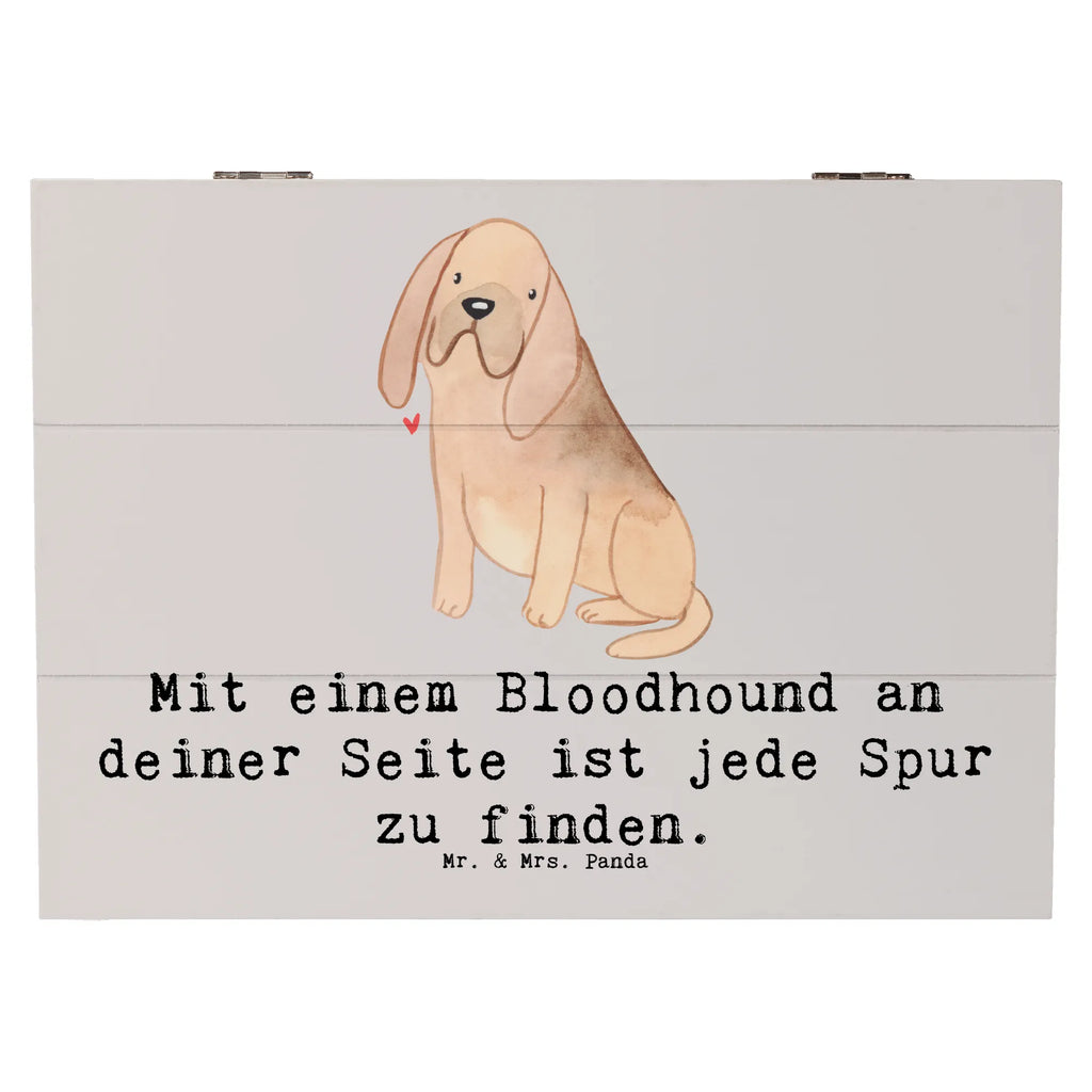 Holzkiste Bloodhound Spur Holzkiste, Kiste, Schatzkiste, Truhe, Schatulle, XXL, Erinnerungsbox, Erinnerungskiste, Dekokiste, Aufbewahrungsbox, Geschenkbox, Geschenkdose, Hund, Hunderasse, Rassehund, Hundebesitzer, Geschenk, Tierfreund, Schenken, Welpe