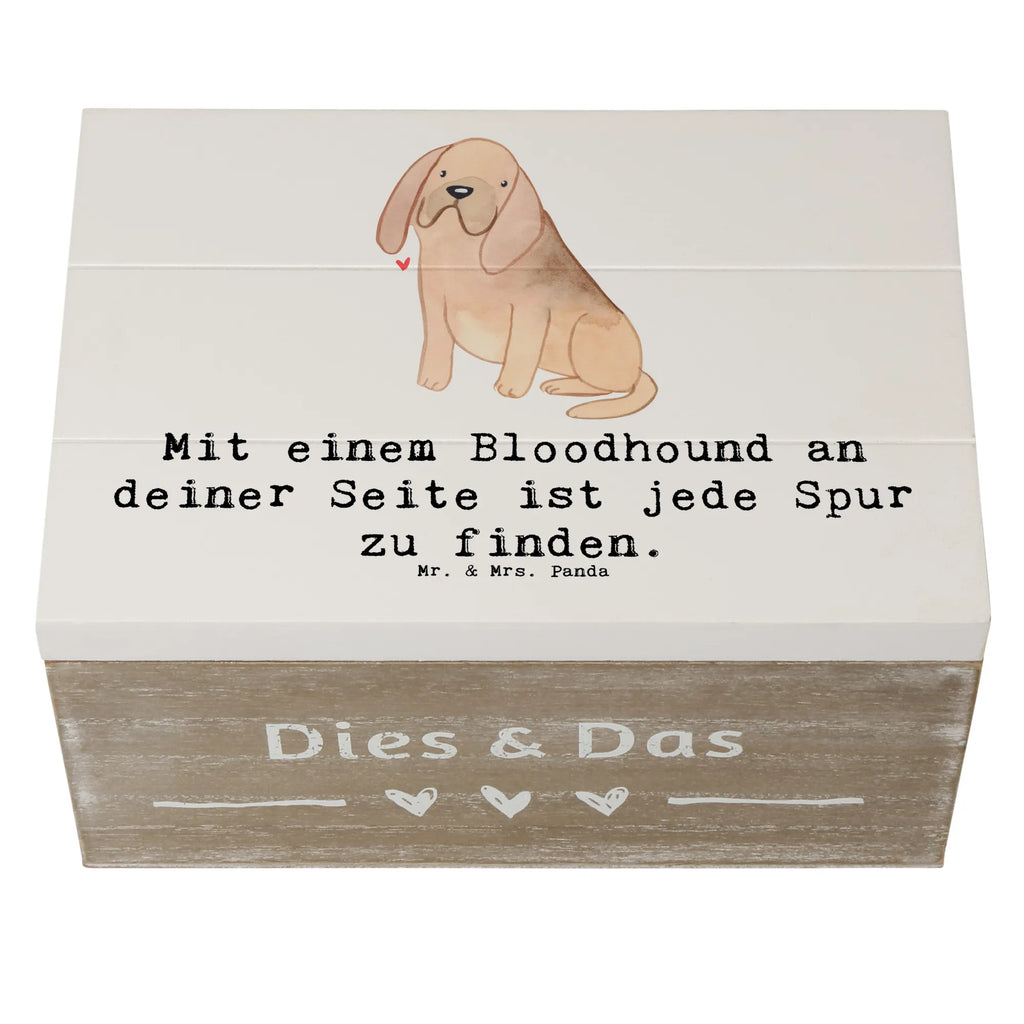 Holzkiste Bloodhound Spur Holzkiste, Kiste, Schatzkiste, Truhe, Schatulle, XXL, Erinnerungsbox, Erinnerungskiste, Dekokiste, Aufbewahrungsbox, Geschenkbox, Geschenkdose, Hund, Hunderasse, Rassehund, Hundebesitzer, Geschenk, Tierfreund, Schenken, Welpe