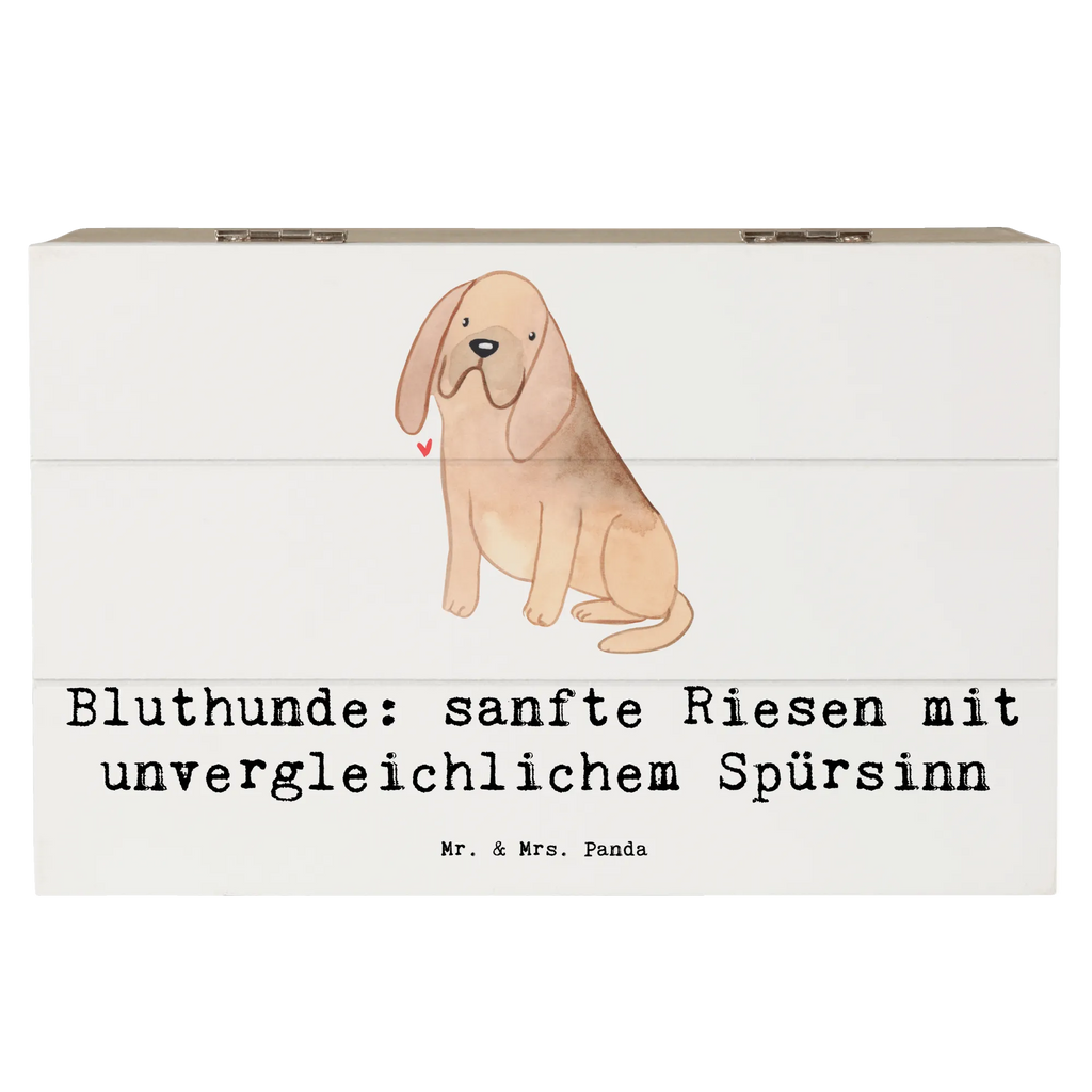 Holzkiste Bluthunde Holzkiste, Kiste, Schatzkiste, Truhe, Schatulle, XXL, Erinnerungsbox, Erinnerungskiste, Dekokiste, Aufbewahrungsbox, Geschenkbox, Geschenkdose, Hund, Hunderasse, Rassehund, Hundebesitzer, Geschenk, Tierfreund, Schenken, Welpe