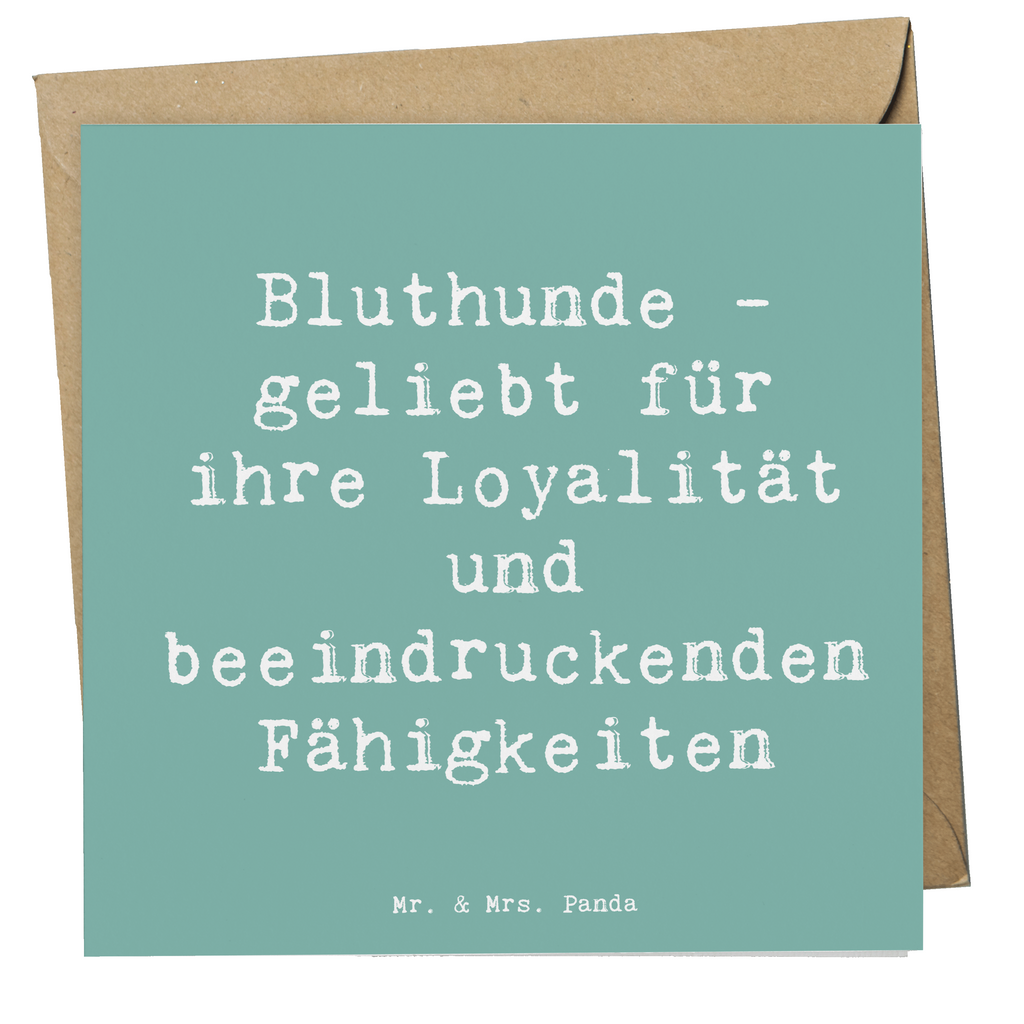 Deluxe Karte Spruch Loyaler Bluthund Karte, Grußkarte, Klappkarte, Einladungskarte, Glückwunschkarte, Hochzeitskarte, Geburtstagskarte, Hochwertige Grußkarte, Hochwertige Klappkarte, Hund, Hunderasse, Rassehund, Hundebesitzer, Geschenk, Tierfreund, Schenken, Welpe