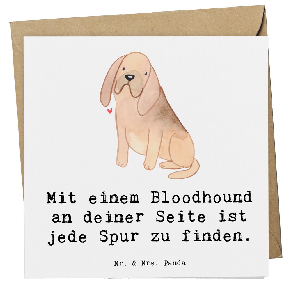 Deluxe Karte Bloodhound Spur Karte, Grußkarte, Klappkarte, Einladungskarte, Glückwunschkarte, Hochzeitskarte, Geburtstagskarte, Hochwertige Grußkarte, Hochwertige Klappkarte, Hund, Hunderasse, Rassehund, Hundebesitzer, Geschenk, Tierfreund, Schenken, Welpe