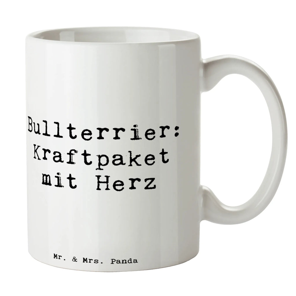 Tasse Spruch Bullterrier Kraftpaket Tasse, Kaffeetasse, Teetasse, Becher, Kaffeebecher, Teebecher, Keramiktasse, Porzellantasse, Büro Tasse, Geschenk Tasse, Tasse Sprüche, Tasse Motive, Kaffeetassen, Tasse bedrucken, Designer Tasse, Cappuccino Tassen, Schöne Teetassen, Hund, Hunderasse, Rassehund, Hundebesitzer, Geschenk, Tierfreund, Schenken, Welpe